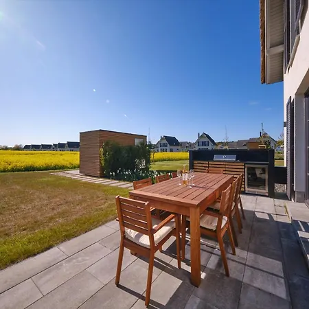 Reetland Am - Luxusplus Reetdachvilla Mit 4 Schlafzimmern Und Kamin G09 * Dranske