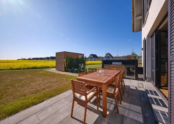 Reetland Am - Luxusplus Reetdachvilla Mit 4 Schlafzimmern Und Kamin G09 * درانسكي